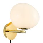 DFTP by Nordlux Shapes Luce Da Parete Metallo e Vetro Ottone | Adatto per E14