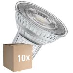 Confezione Multipack 10x Ledvance LED Riflettore GU10 PAR16 6.1W 575lm 60D - 930 Luce Calda -  Luce Calda - | Dimmerabile - Sostitutiva 80W