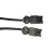 Noxion GST - Compatibile Cavo di prolunga Nero - Maschio + Femmina - 2m - 3 pole 1,5mm2