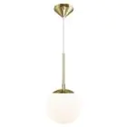 Nordlux Grant Luce Pendente Vetro Oro | Adatto per E14